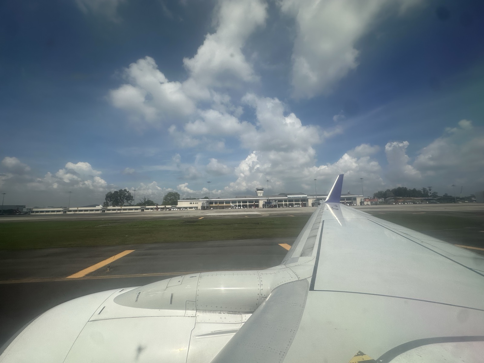 Batik Air wing — JHB Airport departure