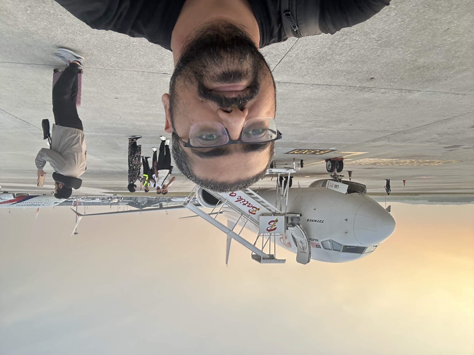 Tarmac selfie with Batik Air