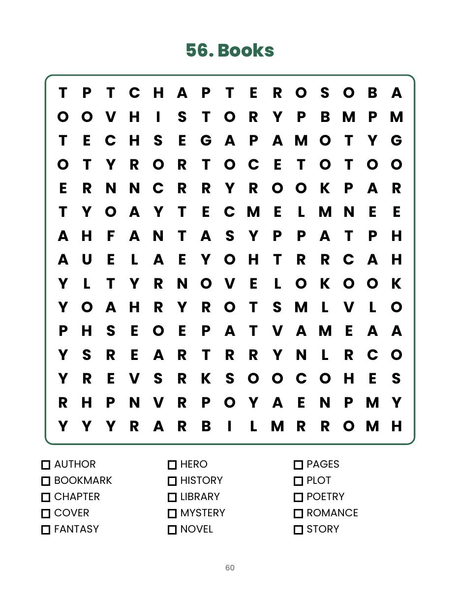 Large Print Word Search for Adults preview page