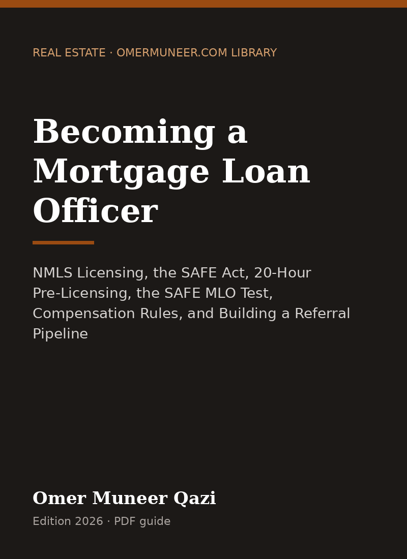 Cover of Becoming a Mortgage Loan Officer