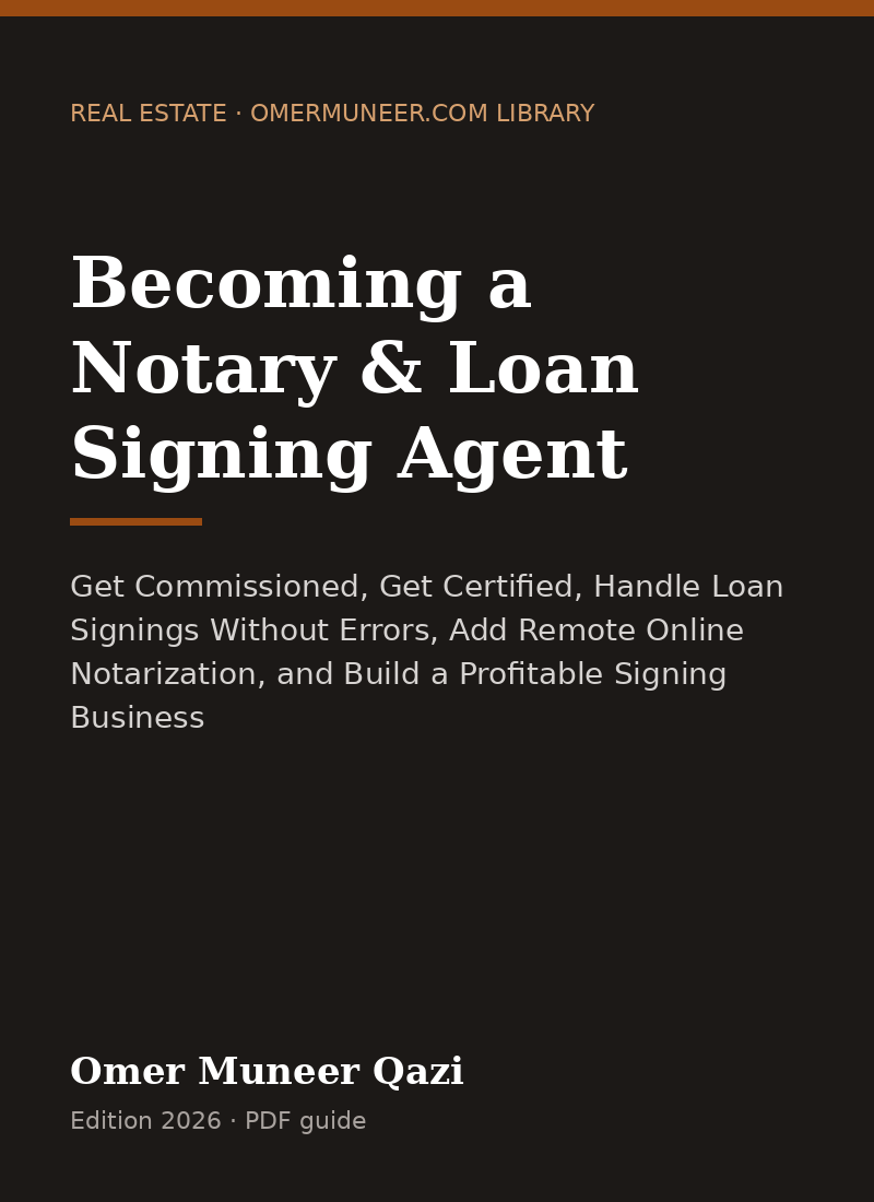 Cover of Becoming a Notary & Loan Signing Agent