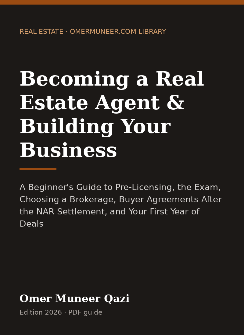 Cover of Becoming a Real Estate Agent & Building Your Business