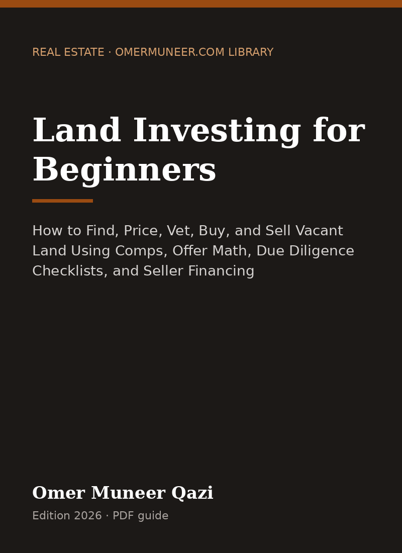 Cover of Land Investing for Beginners