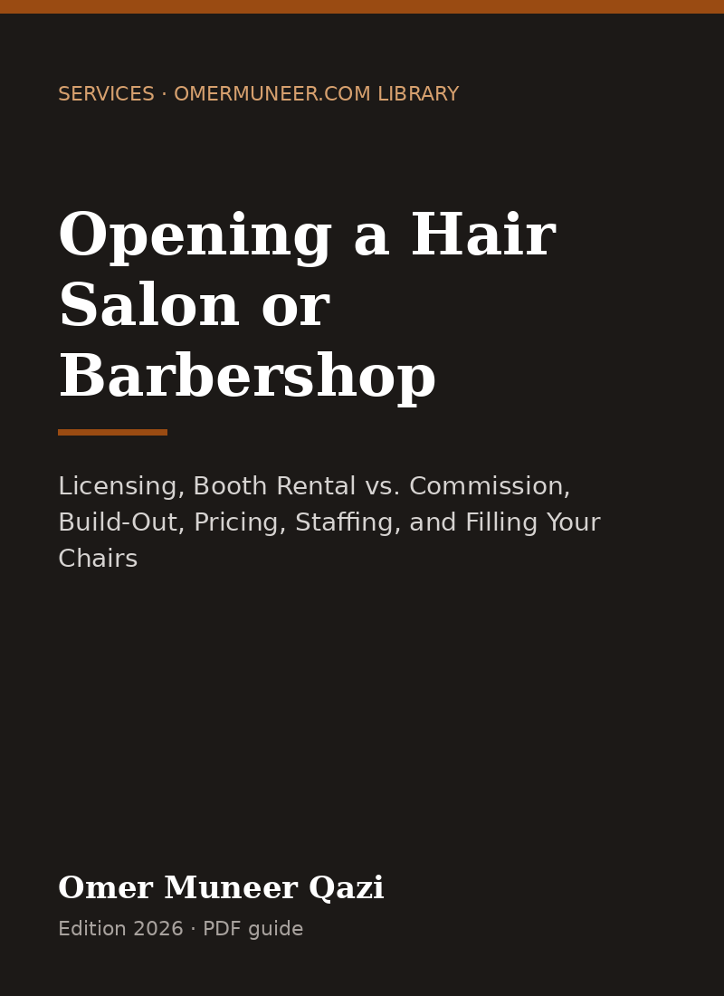Cover of Opening a Hair Salon or Barbershop