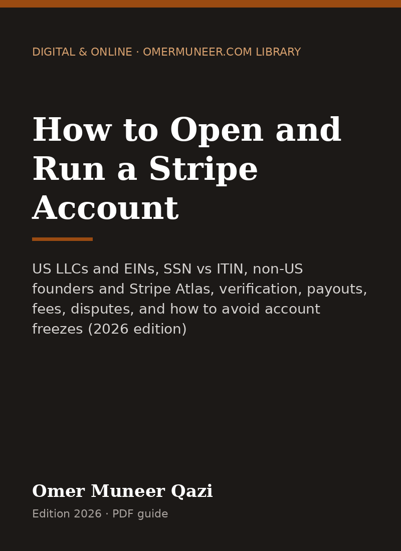Cover of How to Open and Run a Stripe Account