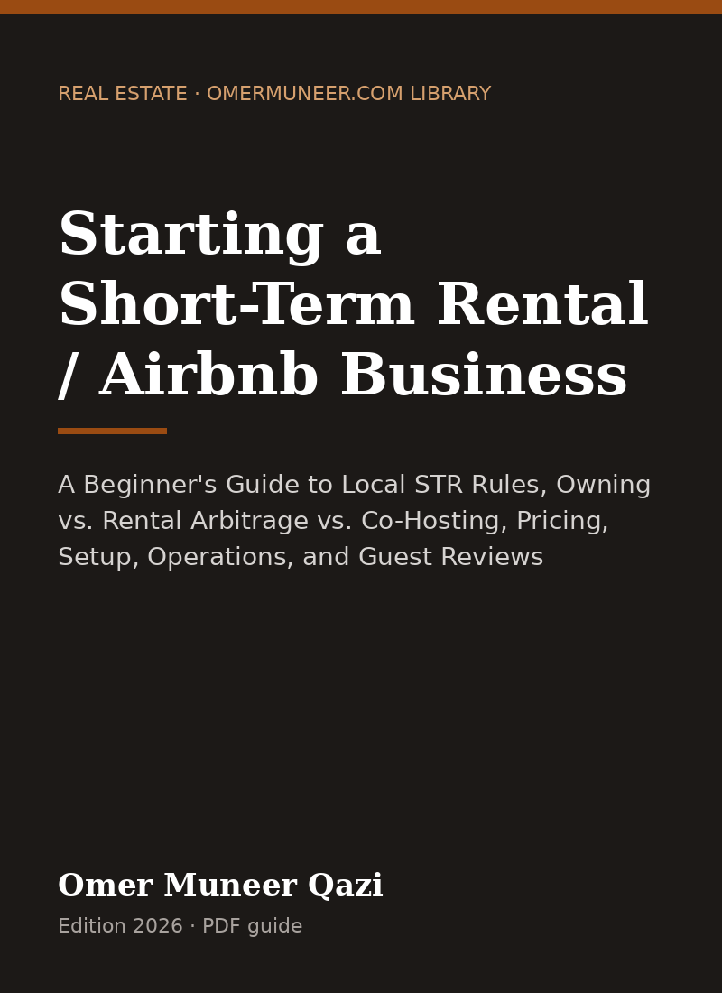 Cover of Starting a Short-Term Rental / Airbnb Business