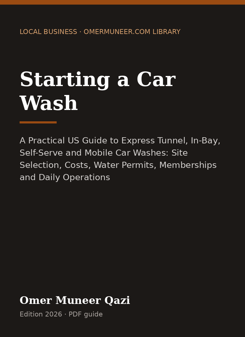 Cover of Starting a Car Wash