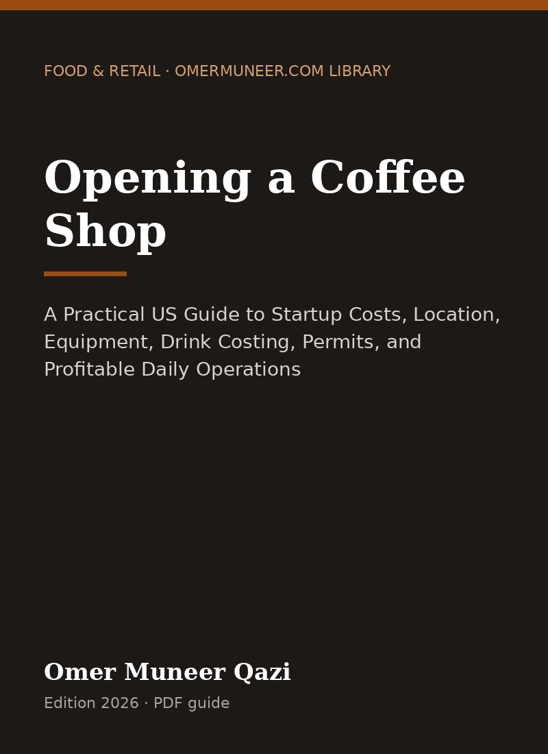 Cover of Opening a Coffee Shop