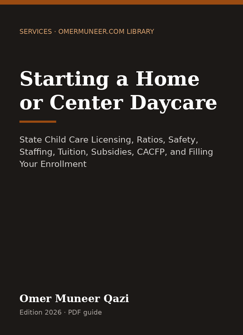 Cover of Starting a Home or Center Daycare
