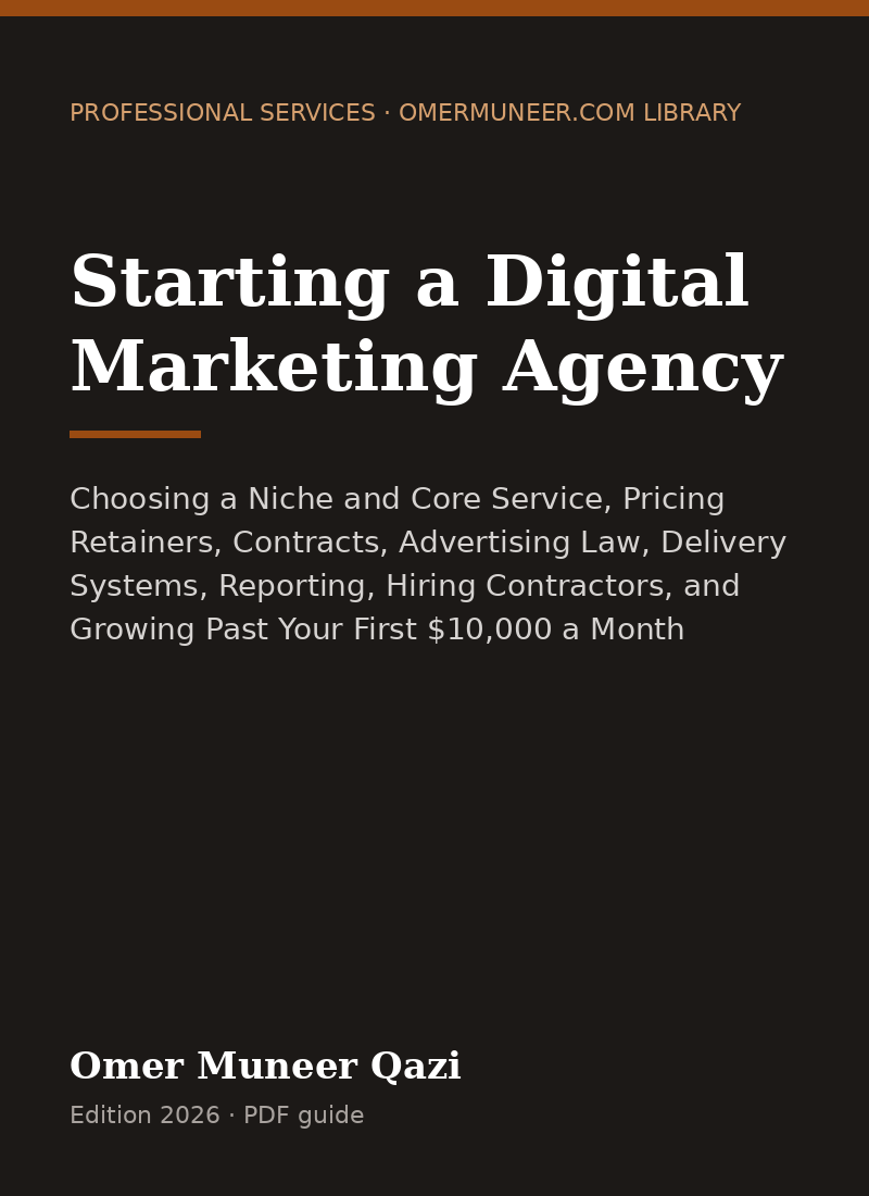Cover of Starting a Digital Marketing Agency
