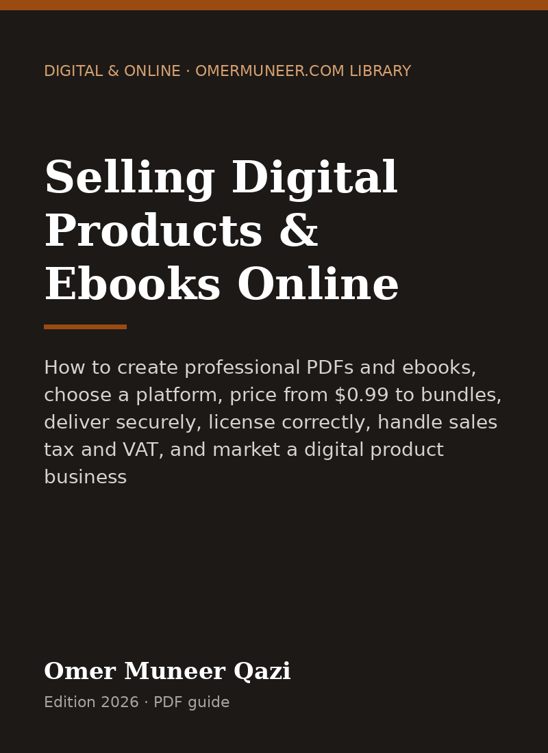 Cover of Selling Digital Products & Ebooks Online