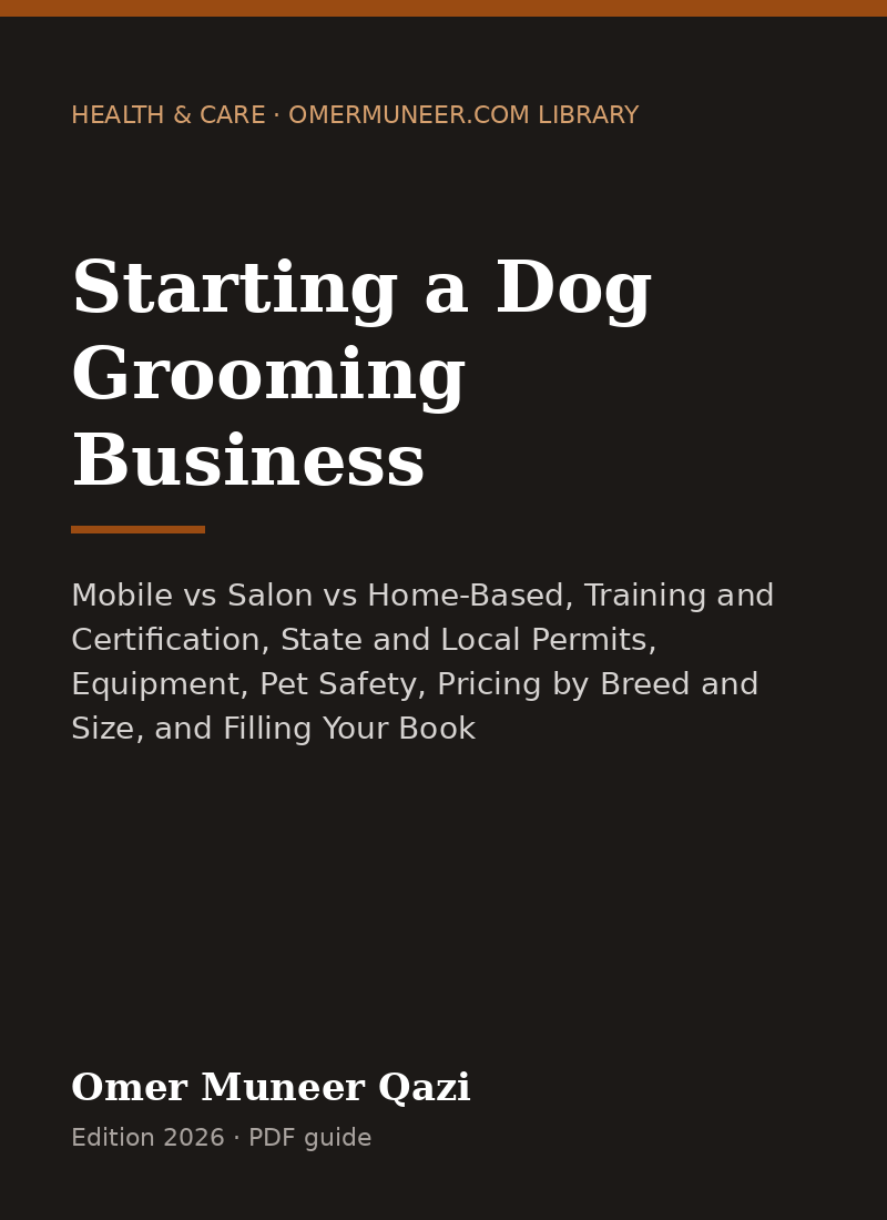Cover of Starting a Dog Grooming Business