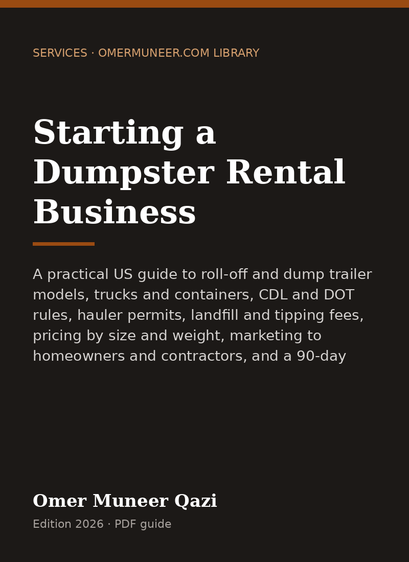 Cover of Starting a Dumpster Rental Business