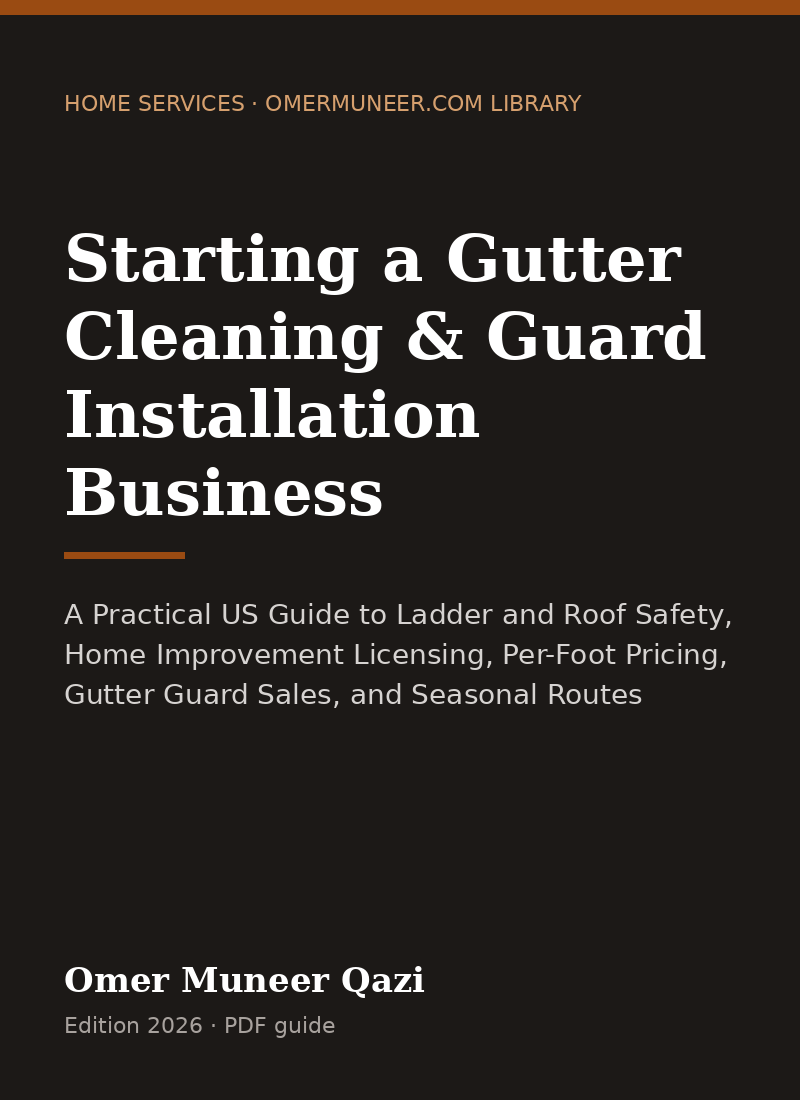 Cover of Starting a Gutter Cleaning & Guard Installation Business