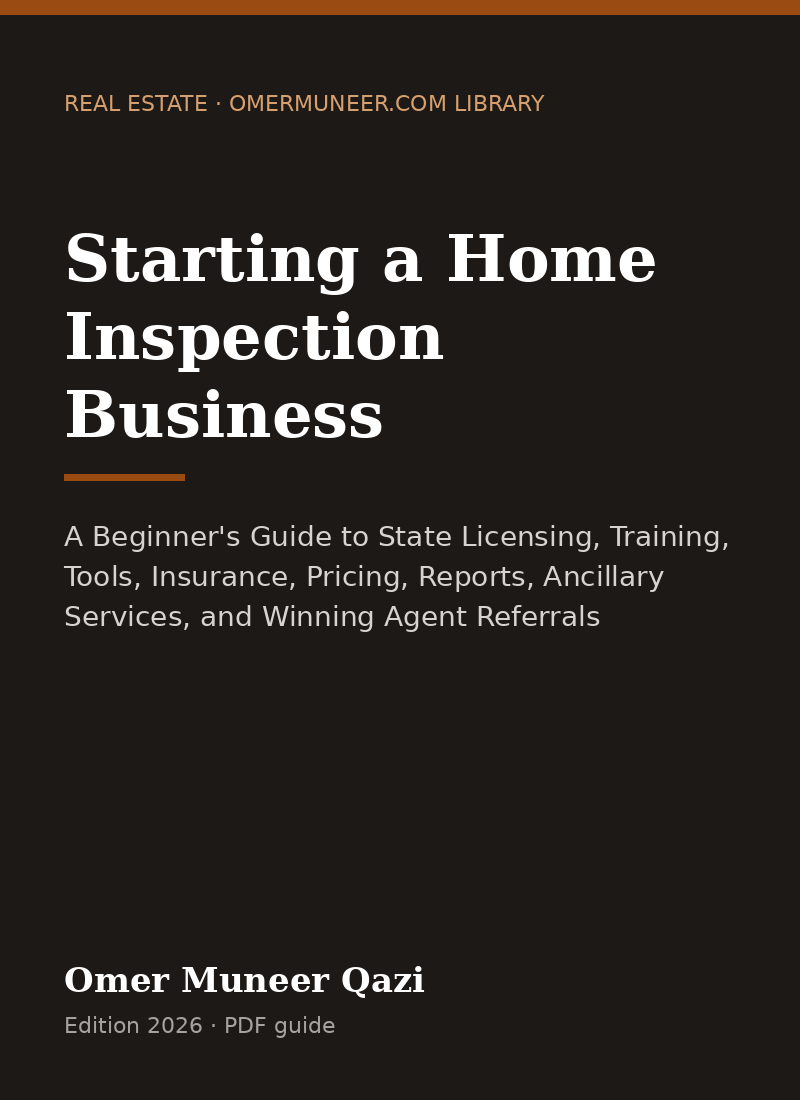 Cover of Starting a Home Inspection Business