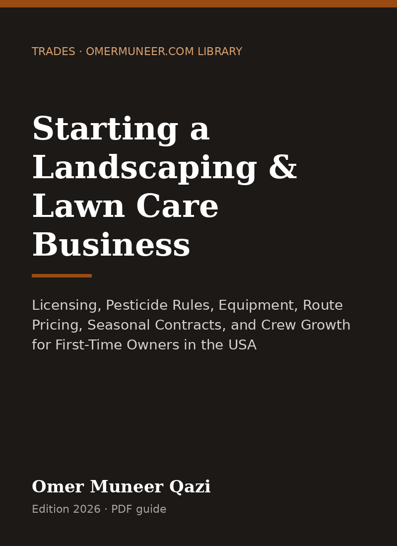 Cover of Starting a Landscaping & Lawn Care Business