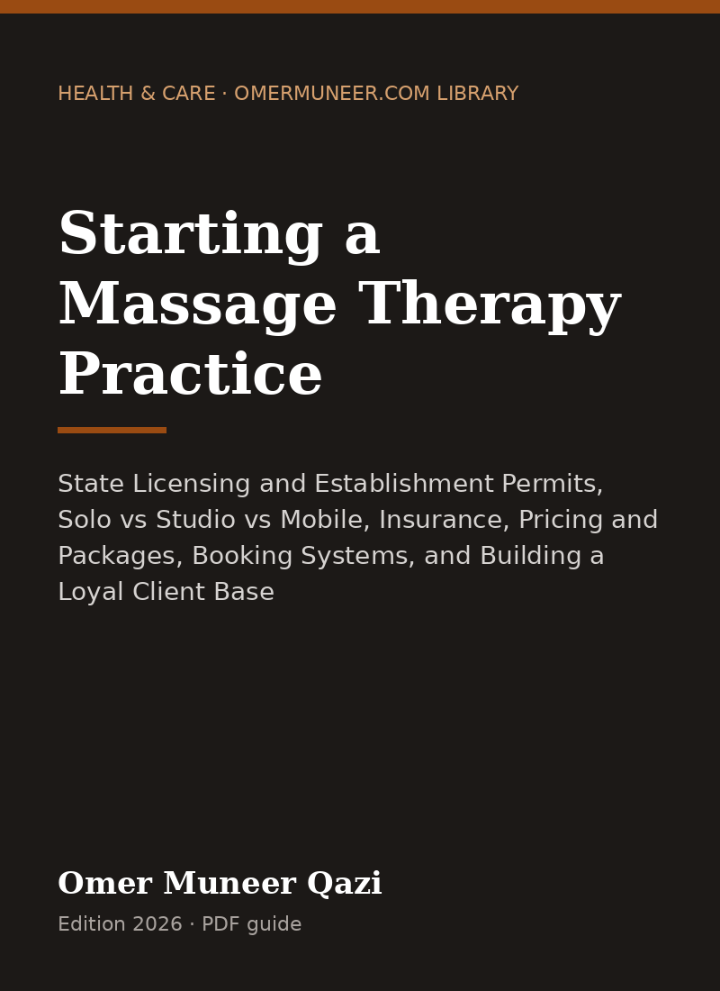 Cover of Starting a Massage Therapy Practice