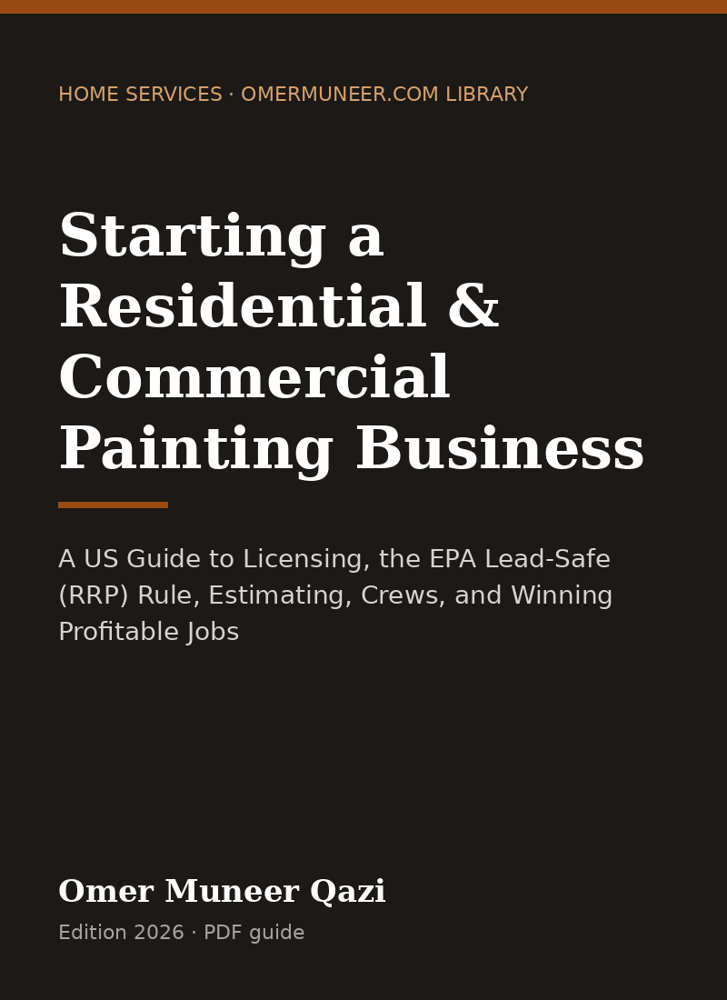 Cover of Starting a Residential & Commercial Painting Business