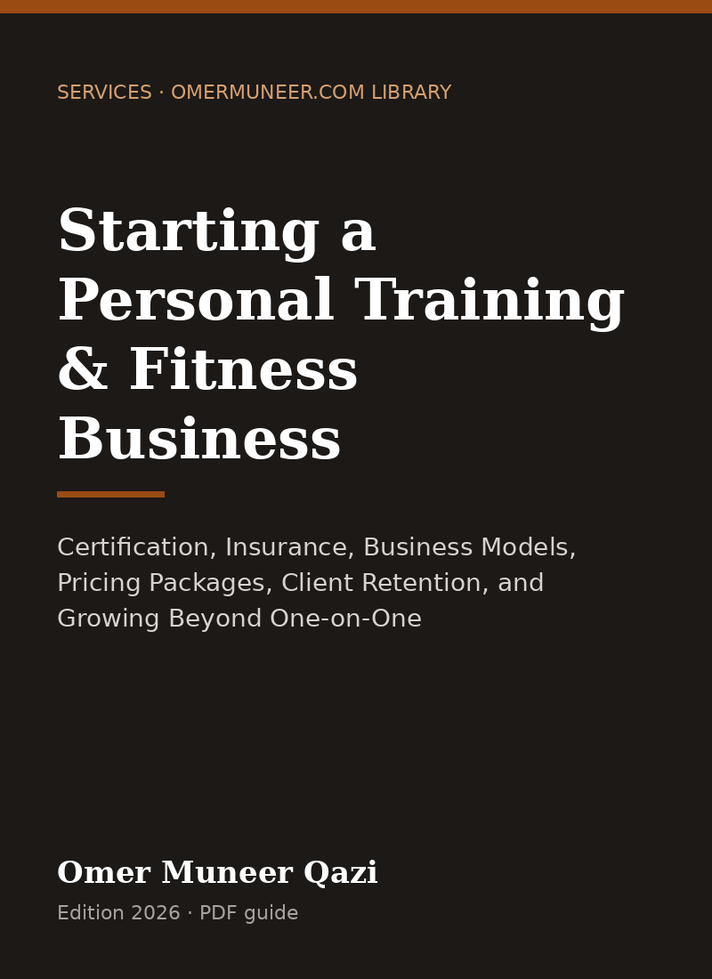 Cover of Starting a Personal Training & Fitness Business