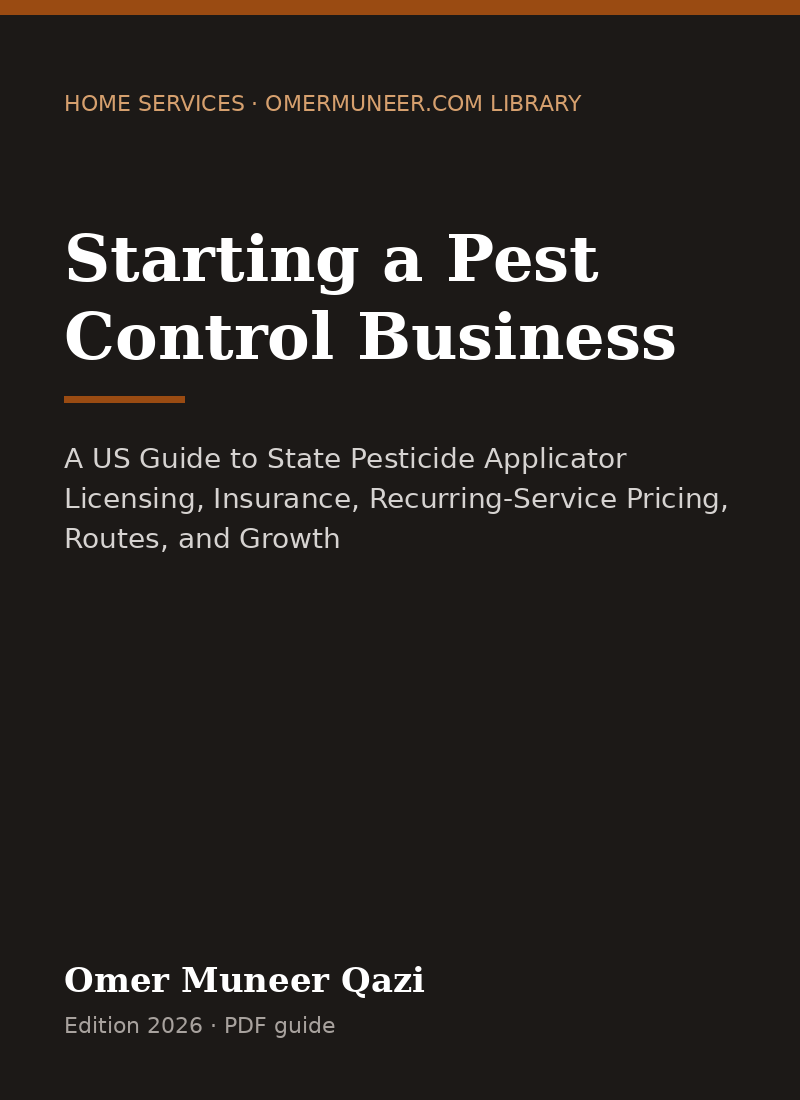 Cover of Starting a Pest Control Business