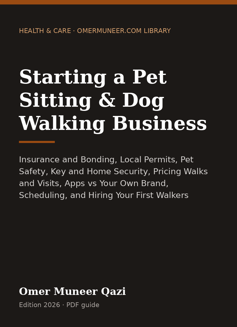 Cover of Starting a Pet Sitting & Dog Walking Business