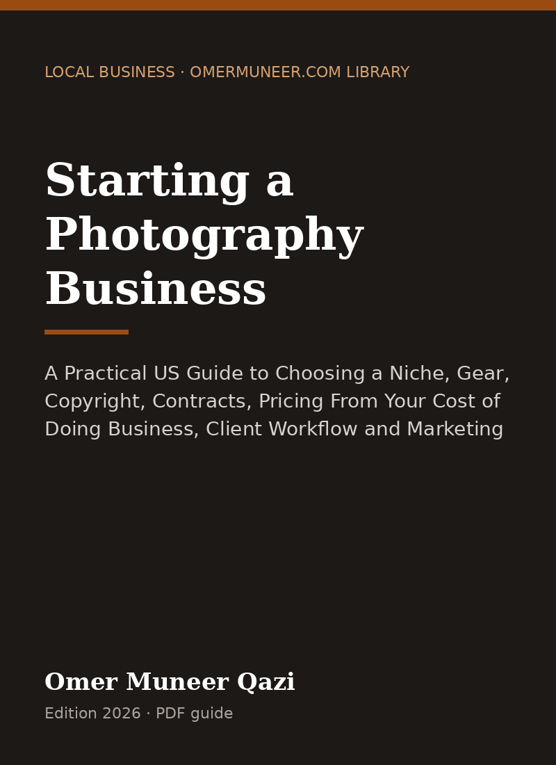 Cover of Starting a Photography Business
