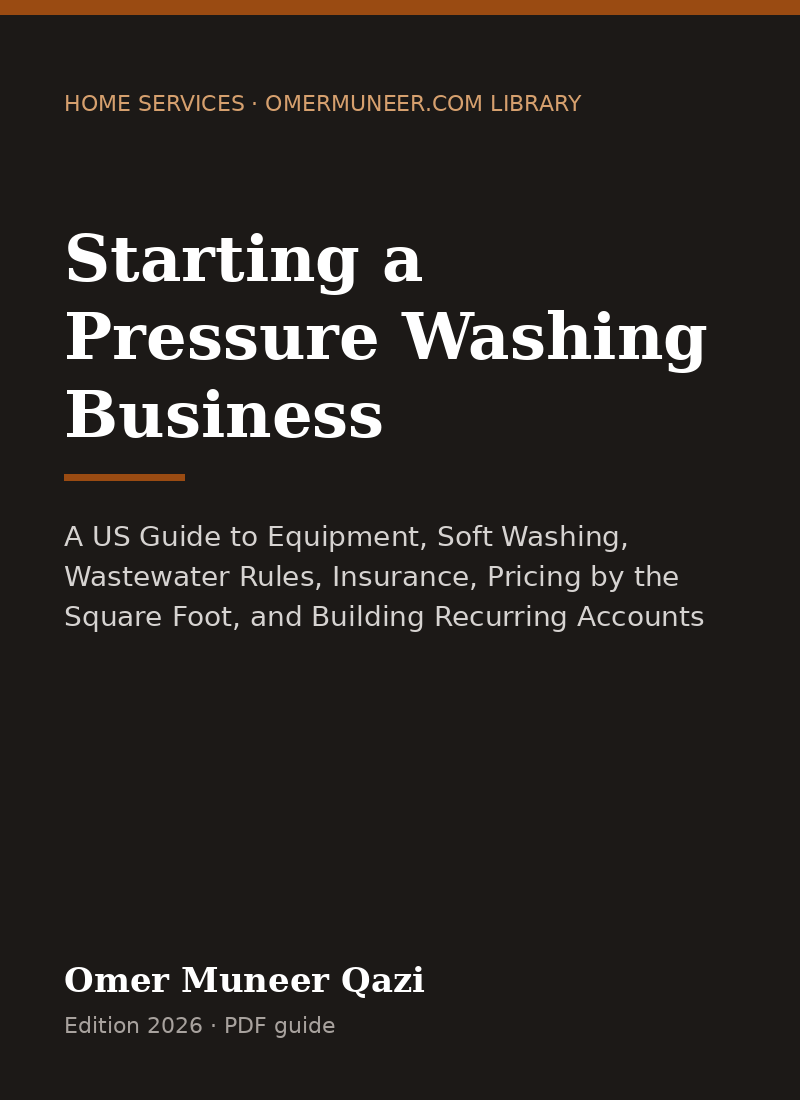 Cover of Starting a Pressure Washing Business