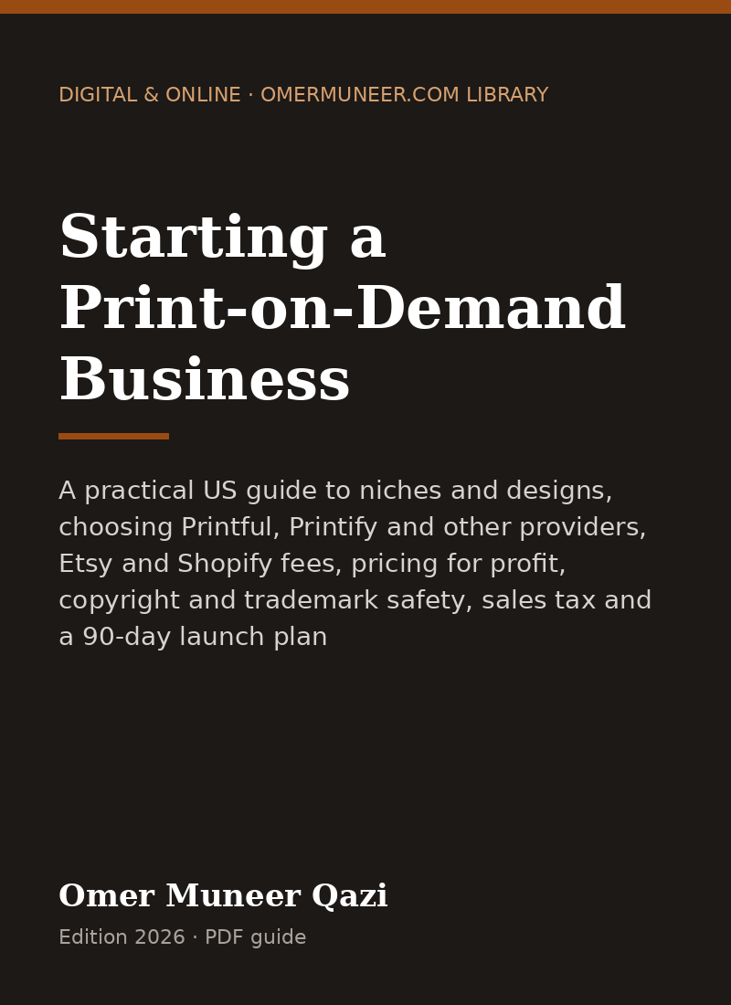 Cover of Starting a Print-on-Demand Business