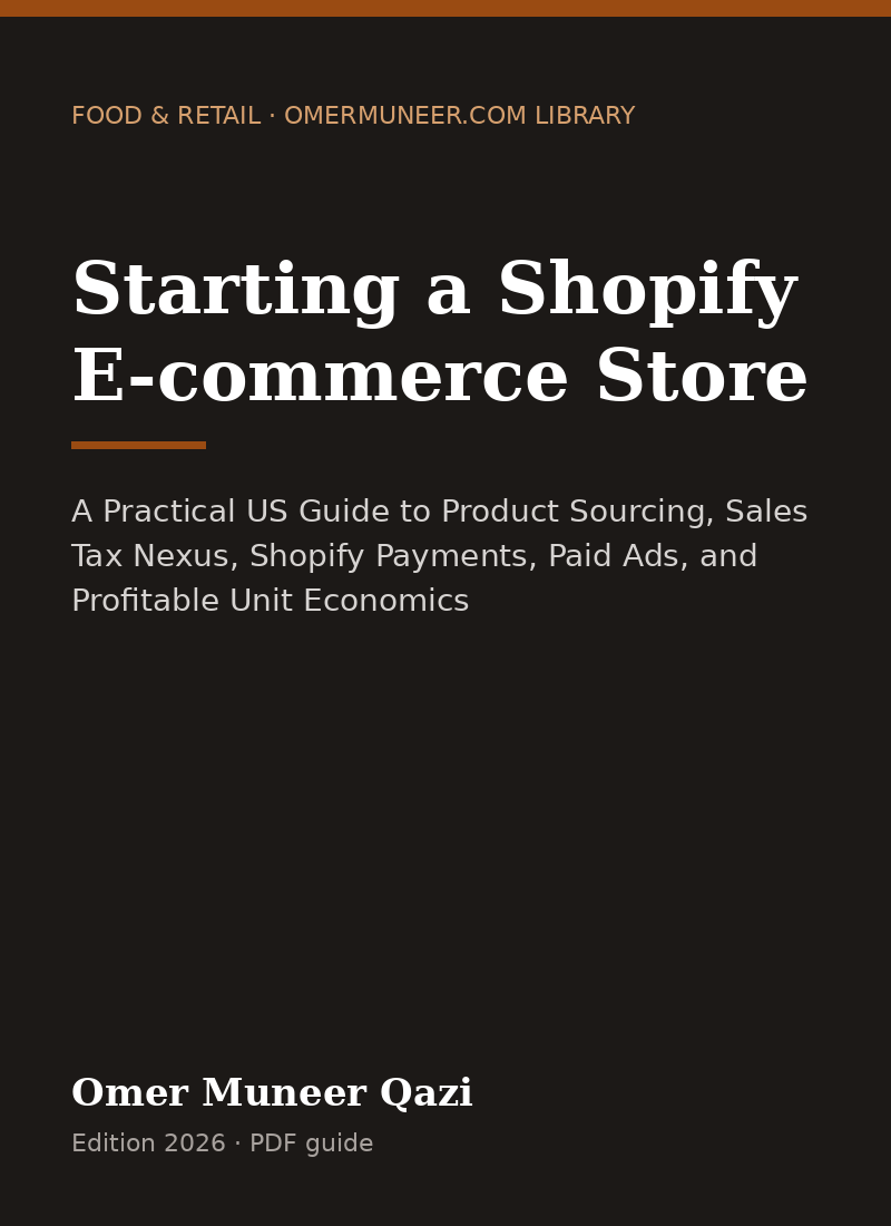 Cover of Starting a Shopify E-commerce Store