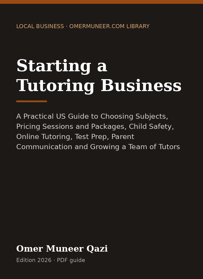 Cover of Starting a Tutoring Business