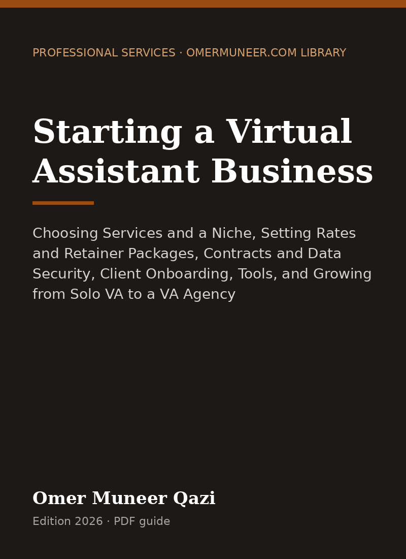 Cover of Starting a Virtual Assistant Business