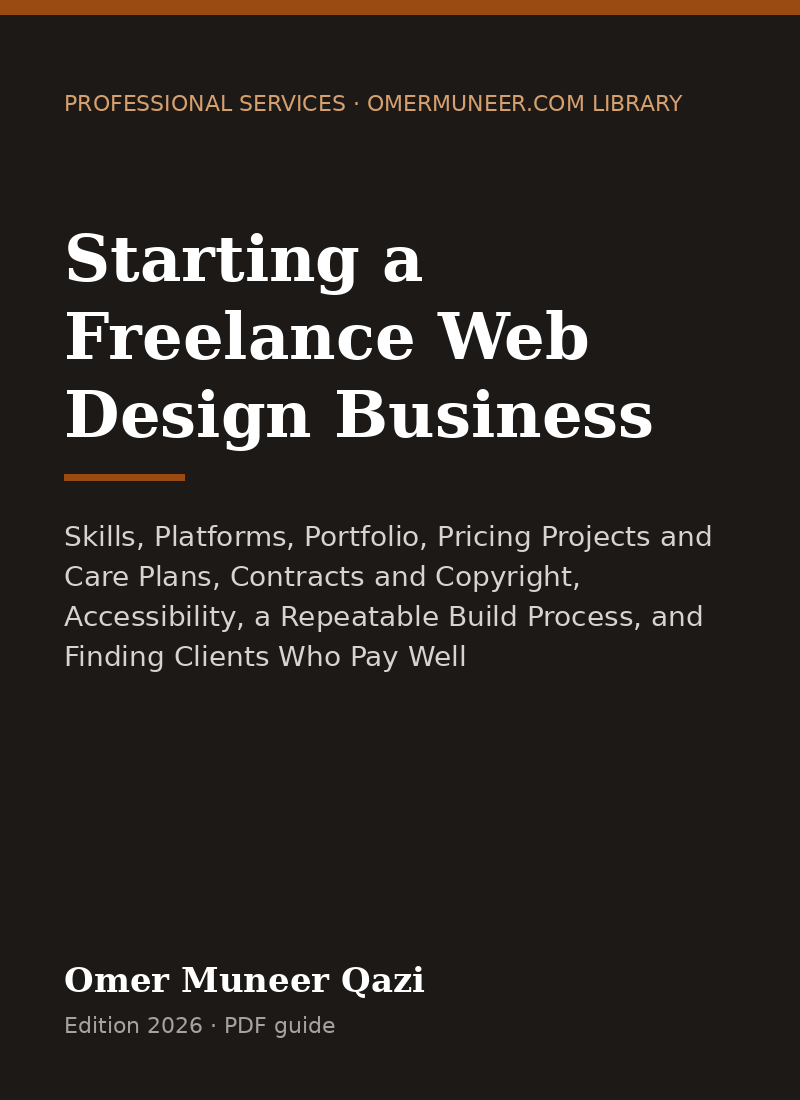 Cover of Starting a Freelance Web Design Business