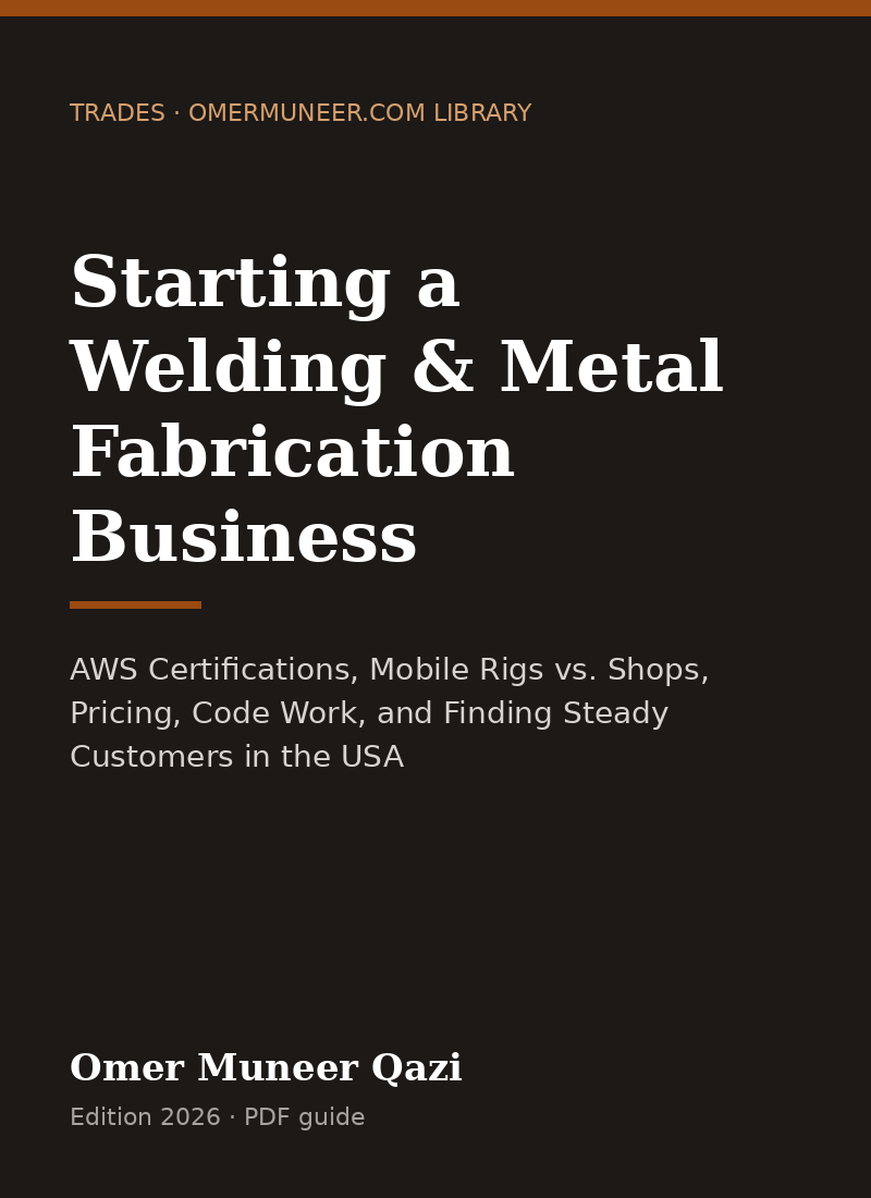 Cover of Starting a Welding & Metal Fabrication Business