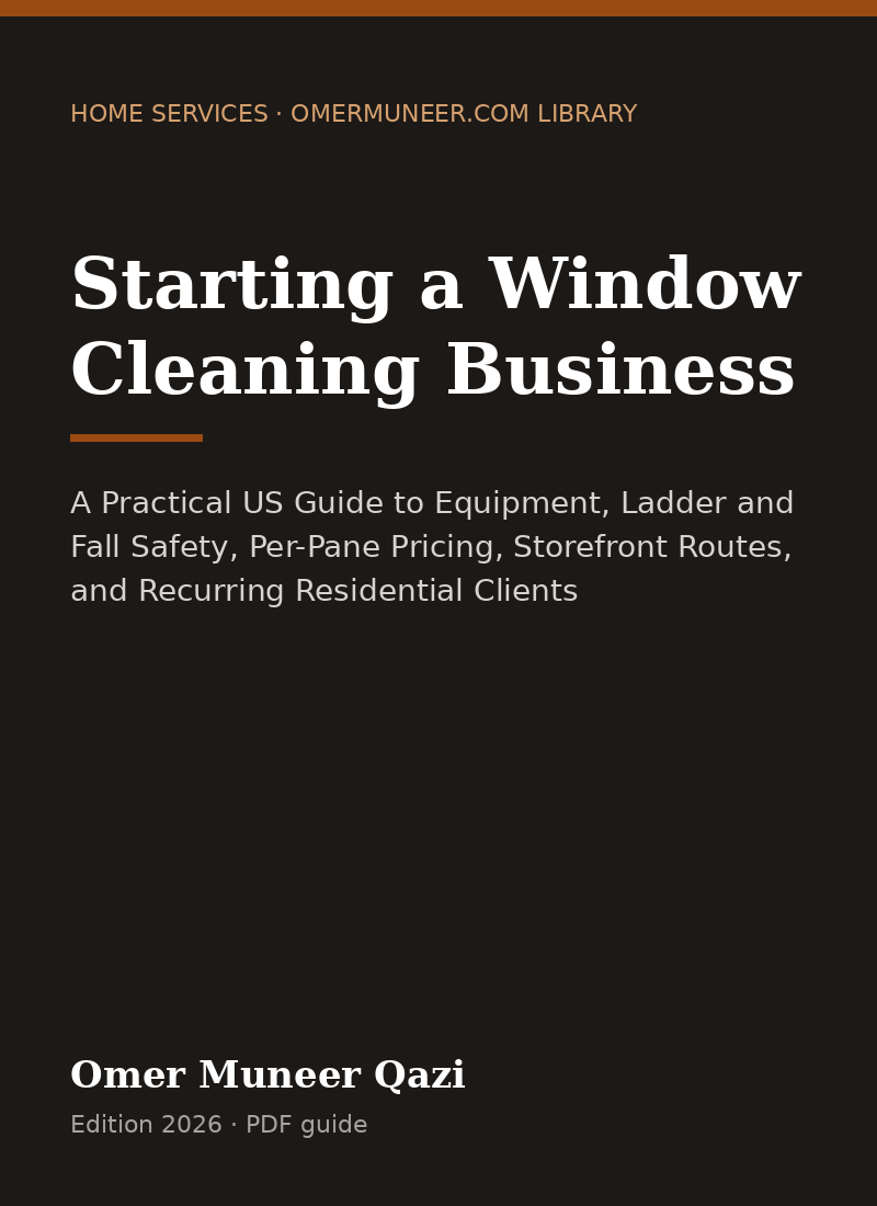 Cover of Starting a Window Cleaning Business