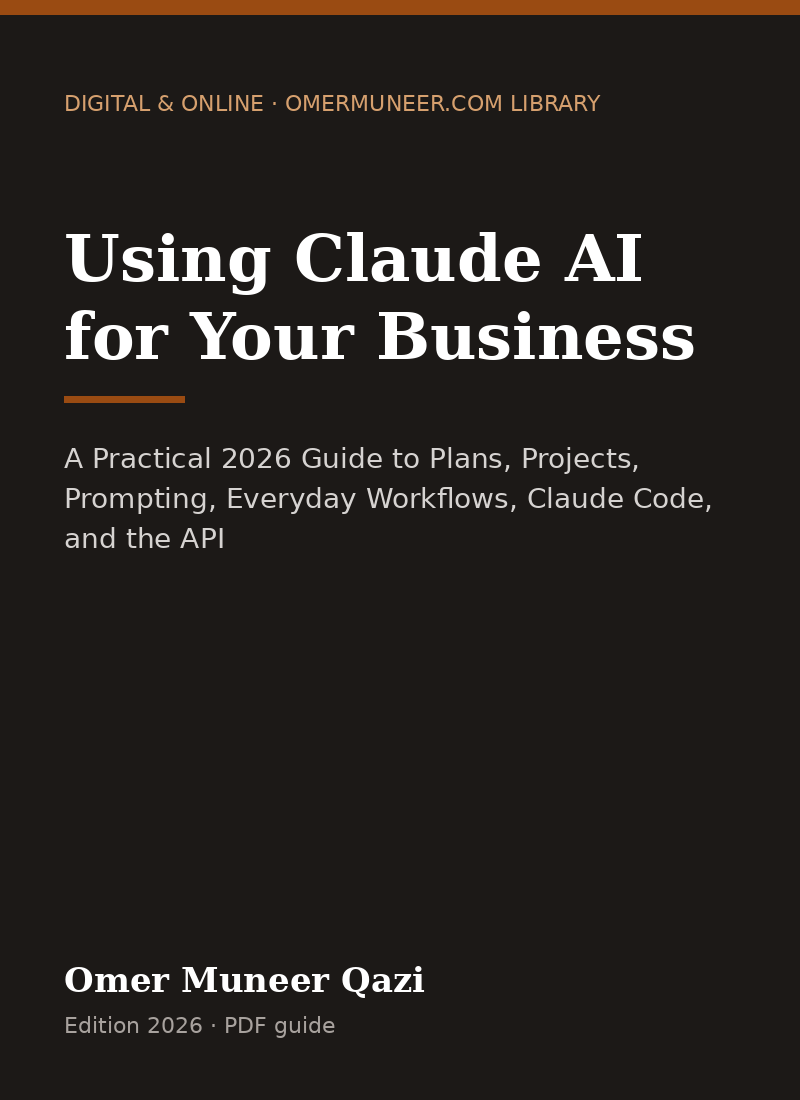 Cover of Using Claude AI for Your Business