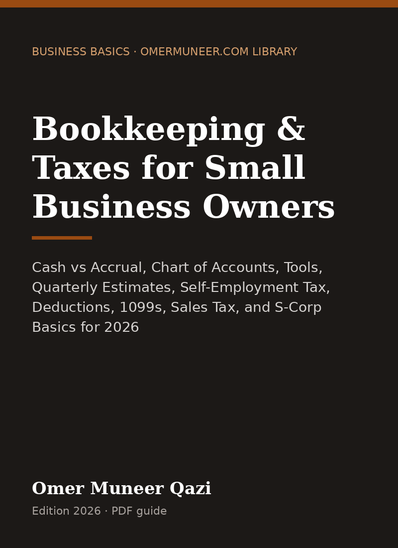 Cover of Bookkeeping & Taxes for Small Business Owners